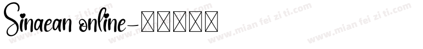 Sinaean online字体转换